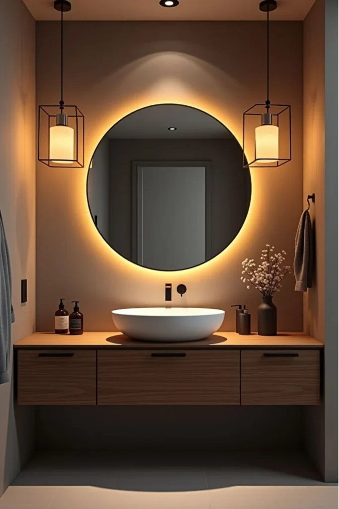 How to Achieve Minimal Bathroom Mirror Lighting