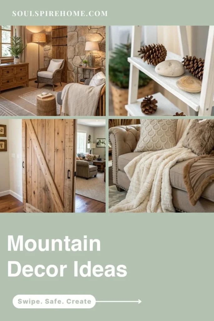 how to decorate a mountain home: Core Design Principles