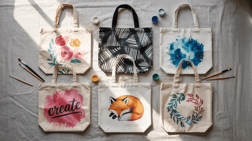 how to decorate bags at home: Painting Techniques for Different Fabrics