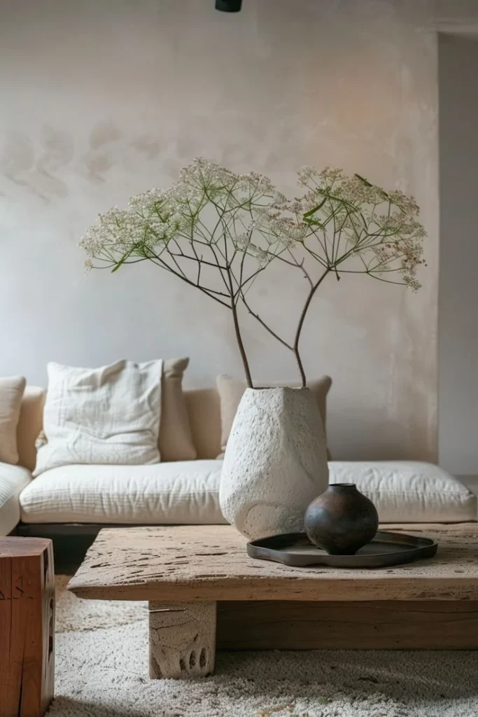 Integrating Greenery with Furniture and Textiles in Natural Home Décor with Greenery