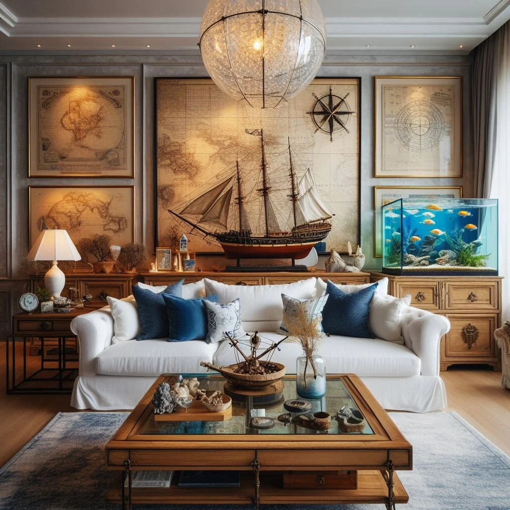 Integrating maritime elements into the living room