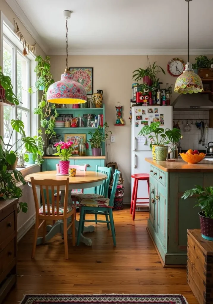 Kitchen and Dining Areas: Integrating Simple Modern Home Décor with Plants