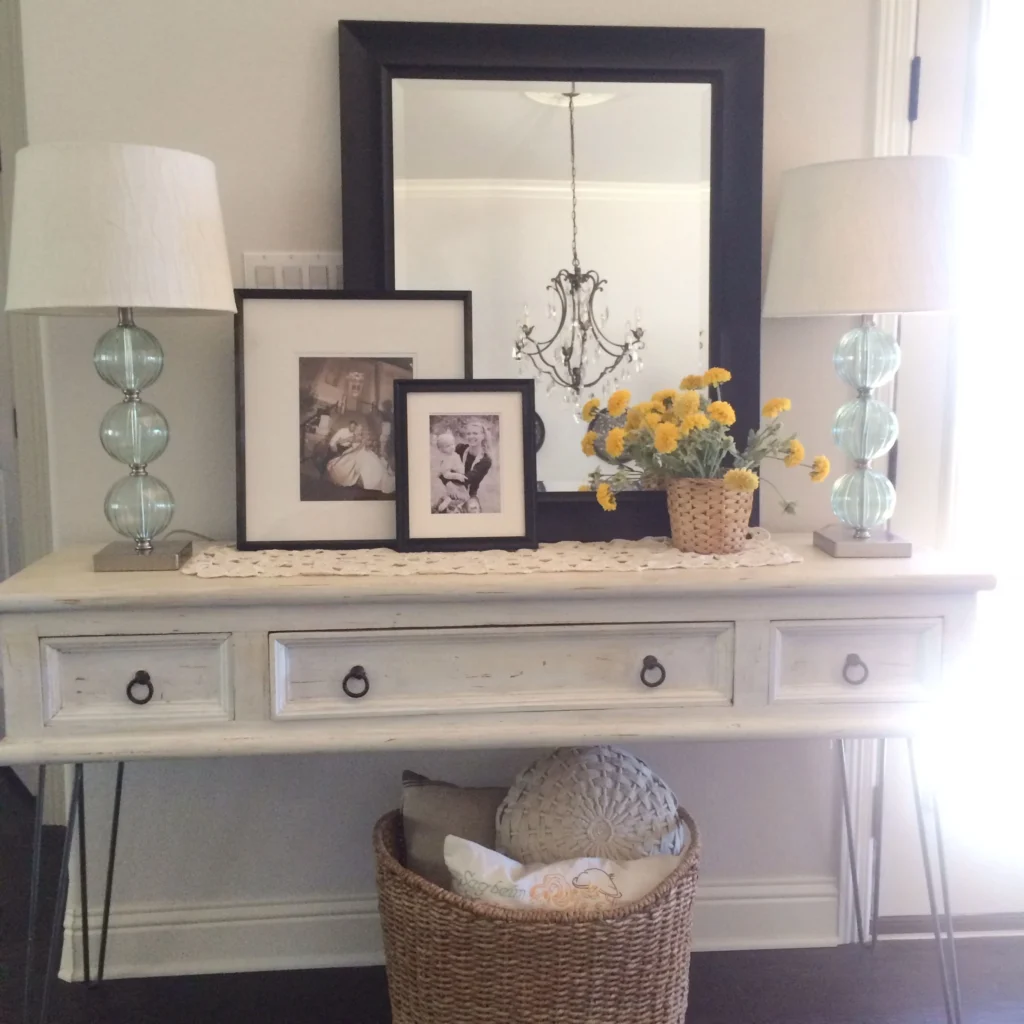 Layering Décor Elements on Your Console