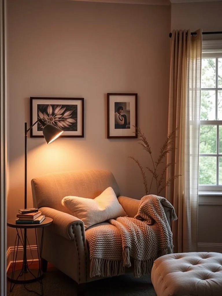 Lighting the Nook: Creating Ambiance with Soft Glows