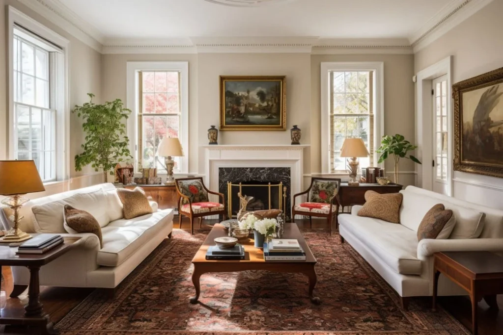 Living Areas: Marrying Colonial Charm with Modern Comfort