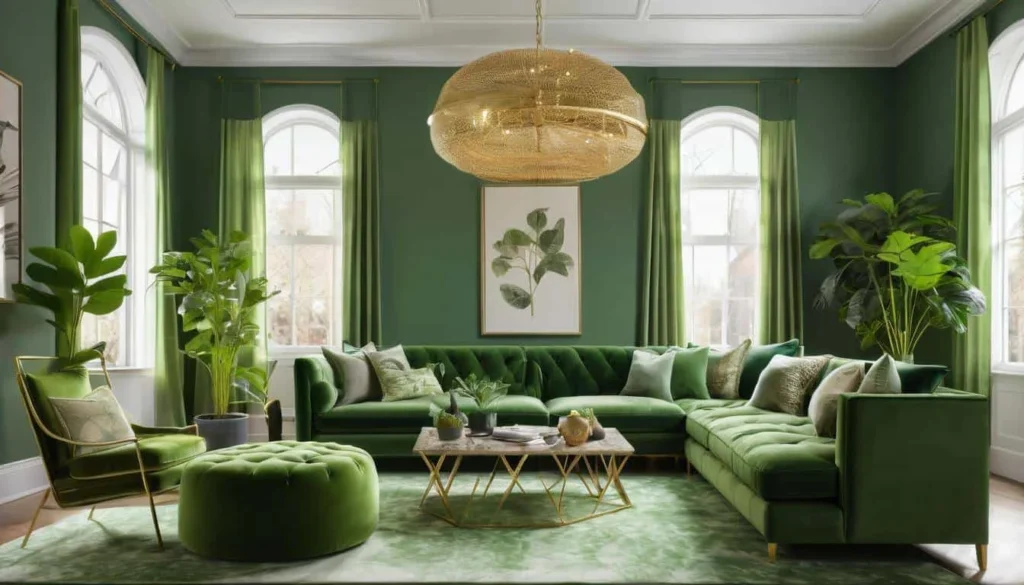 Living Room: Creating a Green Focal Point