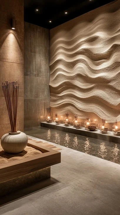 Materials and Textures that Evoke Spa Serenity