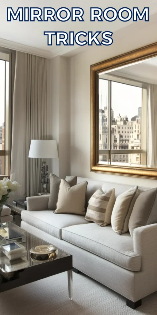 Maximize Light and Space: Color, Mirrors, and Layout
