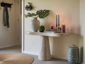 Minimal Entryway Shelf Décor Ideas: Embrace Clean Lines with a Single Statement Piece