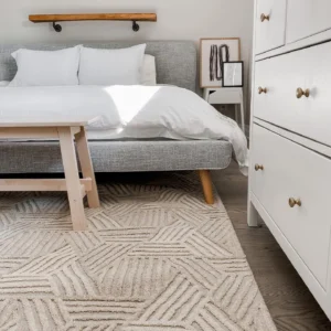 Minimalist Bedroom Rug Ideas: Choosing the Right Size and Shape