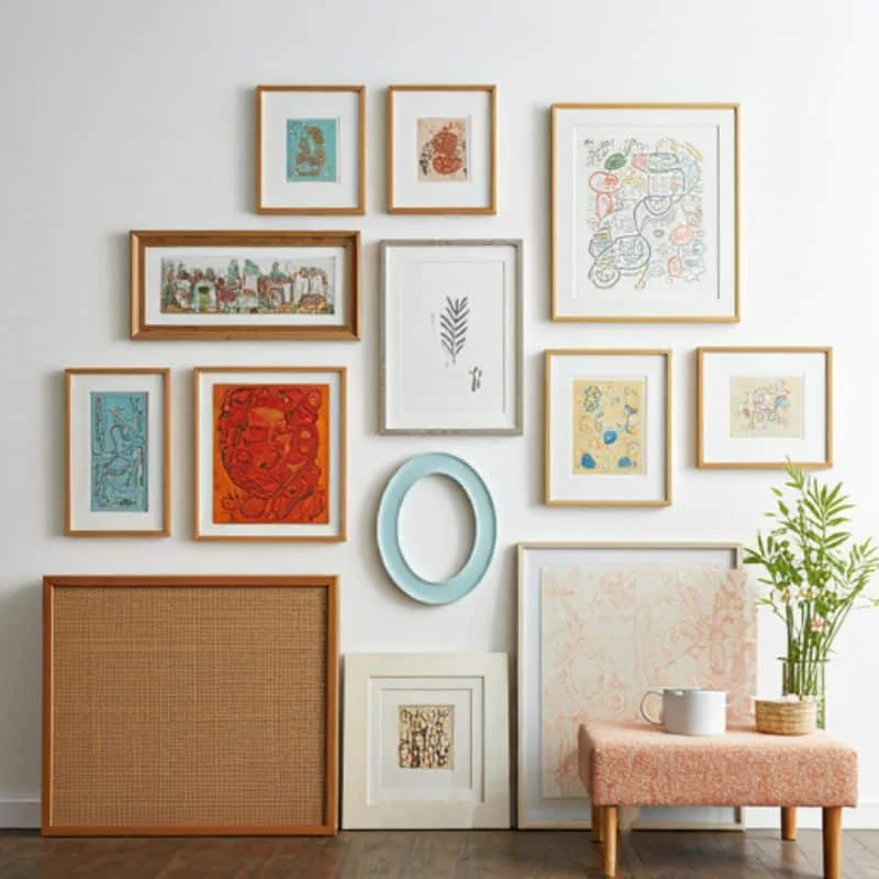 Modern Canvas Wall Art Arrangement Ideas: Color Coordination and Theme Consistency