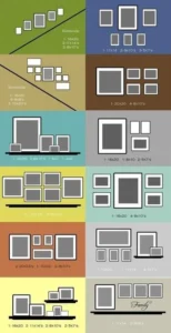Modern Canvas Wall Art Arrangement Ideas: Gallery Wall Layouts