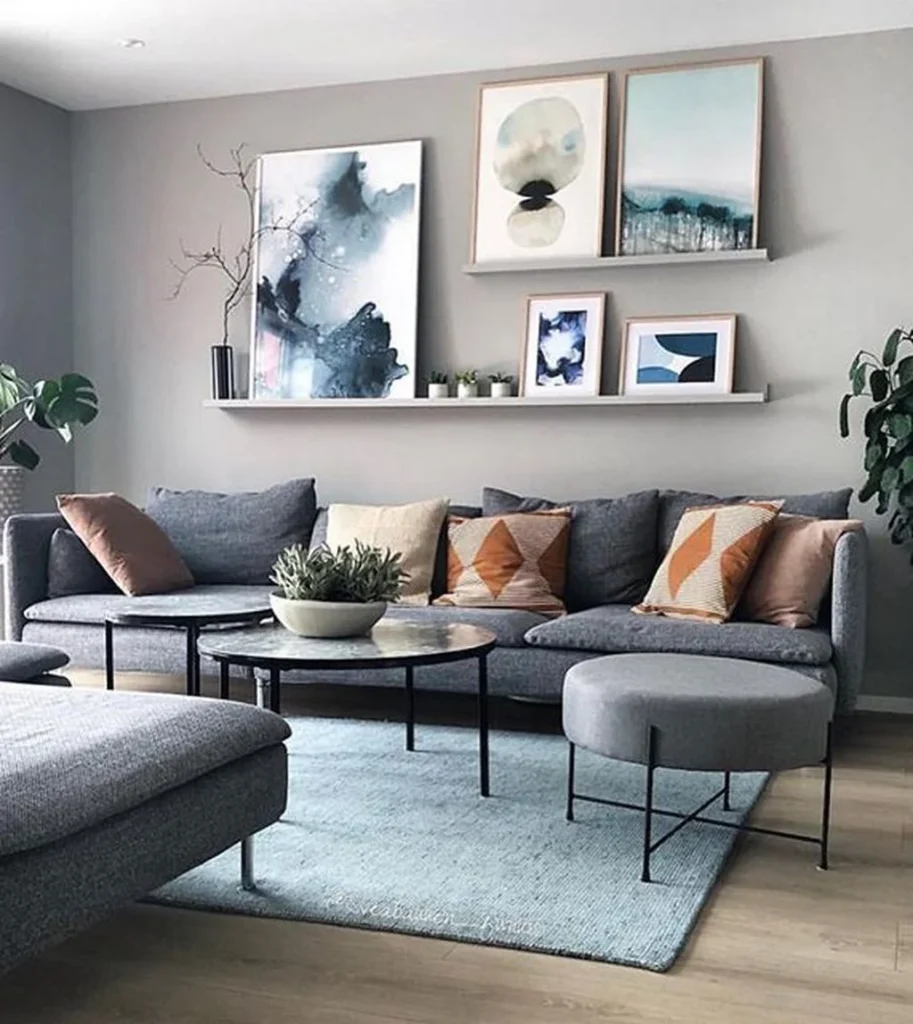 Modern Wall Décor Ideas for Living Rooms