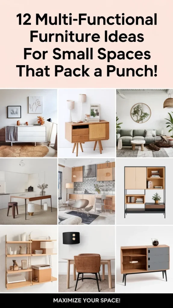 Multipurpose Furniture: The Backbone of Small‑Space Design