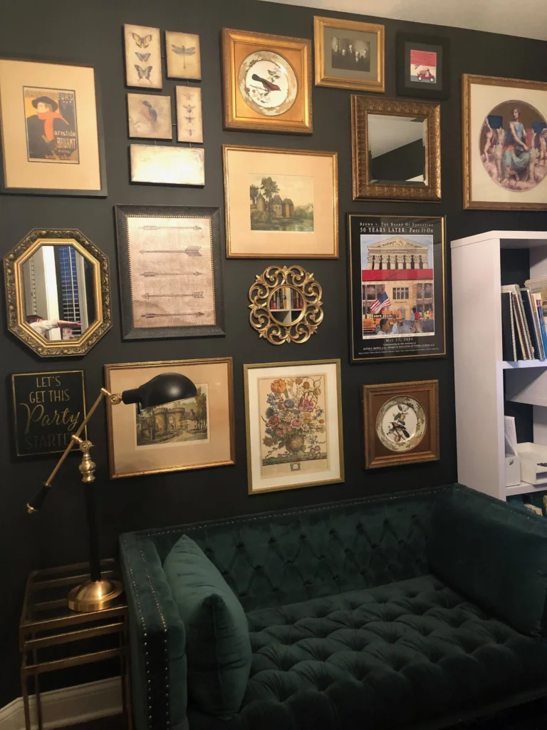 Project 2: Gallery Wall Using Reclaimed Frames