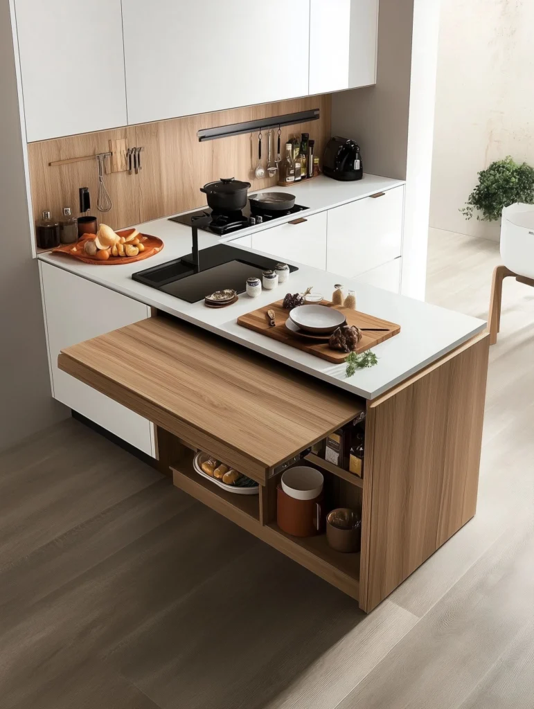 simple kitchen interior ideas: Smart Storage Solutions