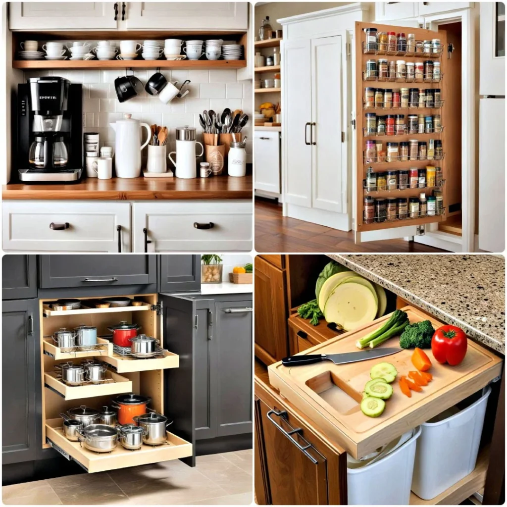 Simple Kitchen Organization Décor Ideas: Smart Cabinet Solutions