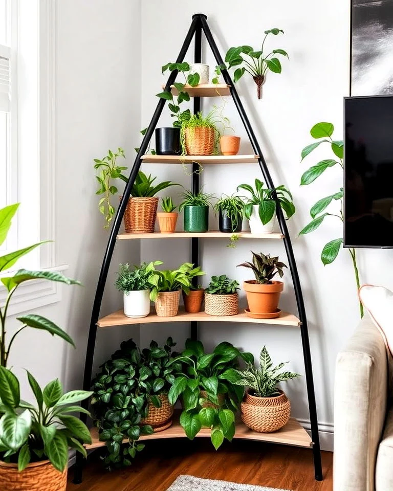 Simple Kitchen Plant Corner Ideas: Shelving Solutions that Serve Double Duty