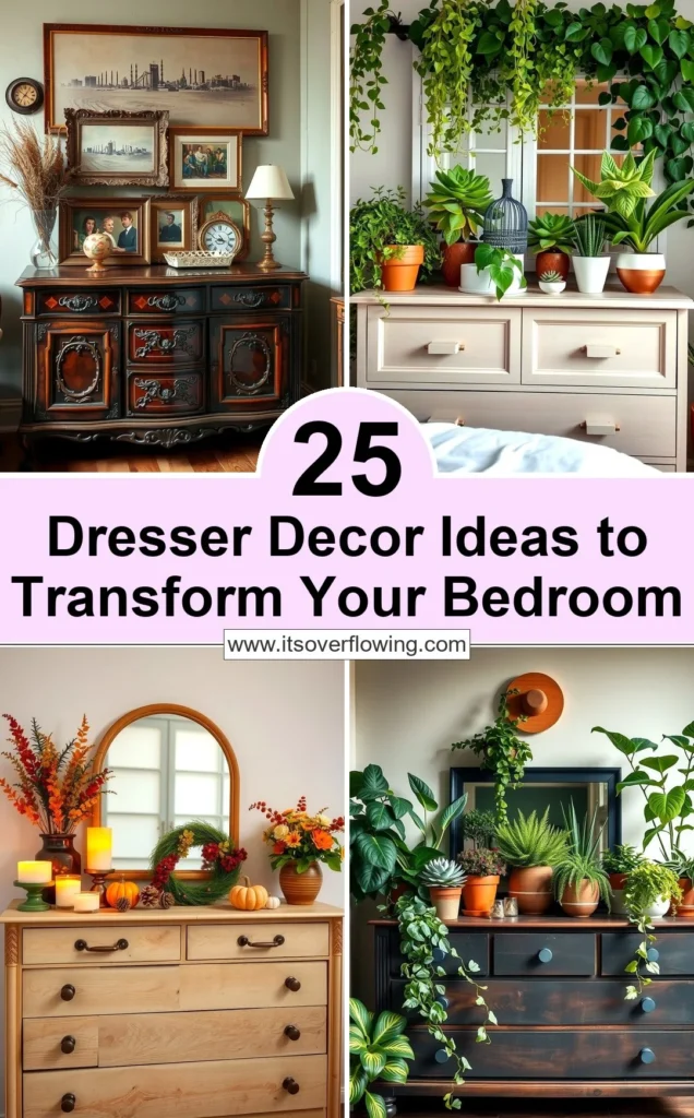 small bedroom dresser décor ideas: Color Coordination and Visual Balance