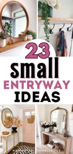 small entryway décor ideas: Maximize Vertical Space