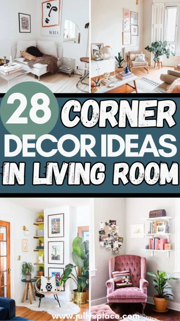 small living room corner décor ideas: Maximize Vertical Space