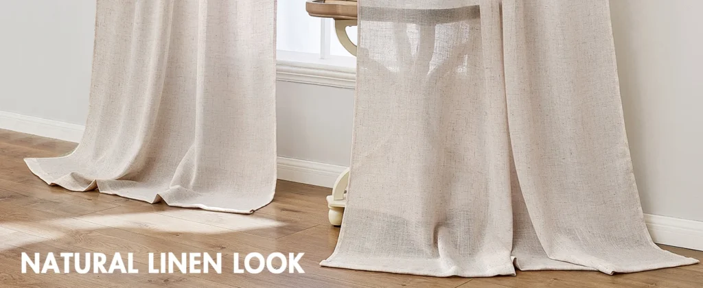 Soft Linen Window Treatments: Light Control with Elegance