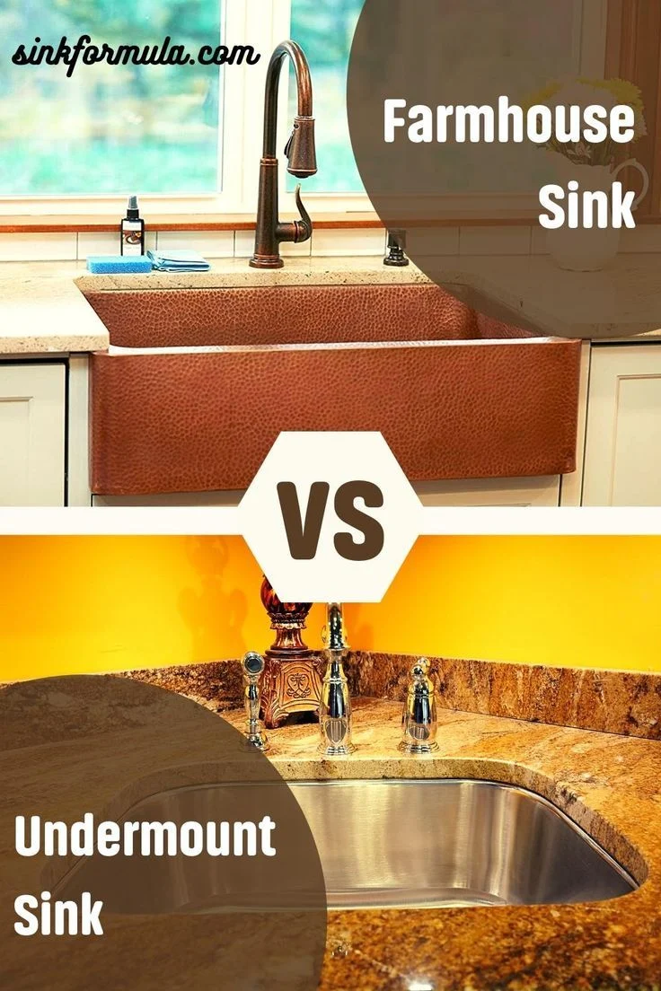 Undermount sink vs farmhouse sink choosing the right style for your kitchen