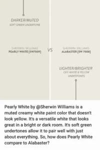 Understanding Pearly White vs Alabaster: Color Characteristics