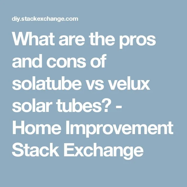 Understanding solatube vs velux: Basic Differences