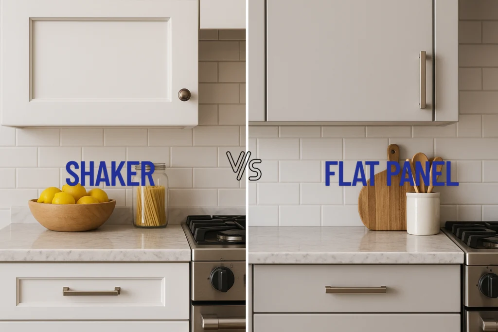 Understanding the Basics: Flat Panel Kitchen Cabinets vs Shaker Style