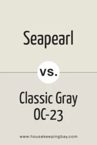 Understanding the Color Profiles: seapearl vs classic gray