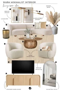 Understanding the Core Concept: Neutral Home Interior with Warm Lighting