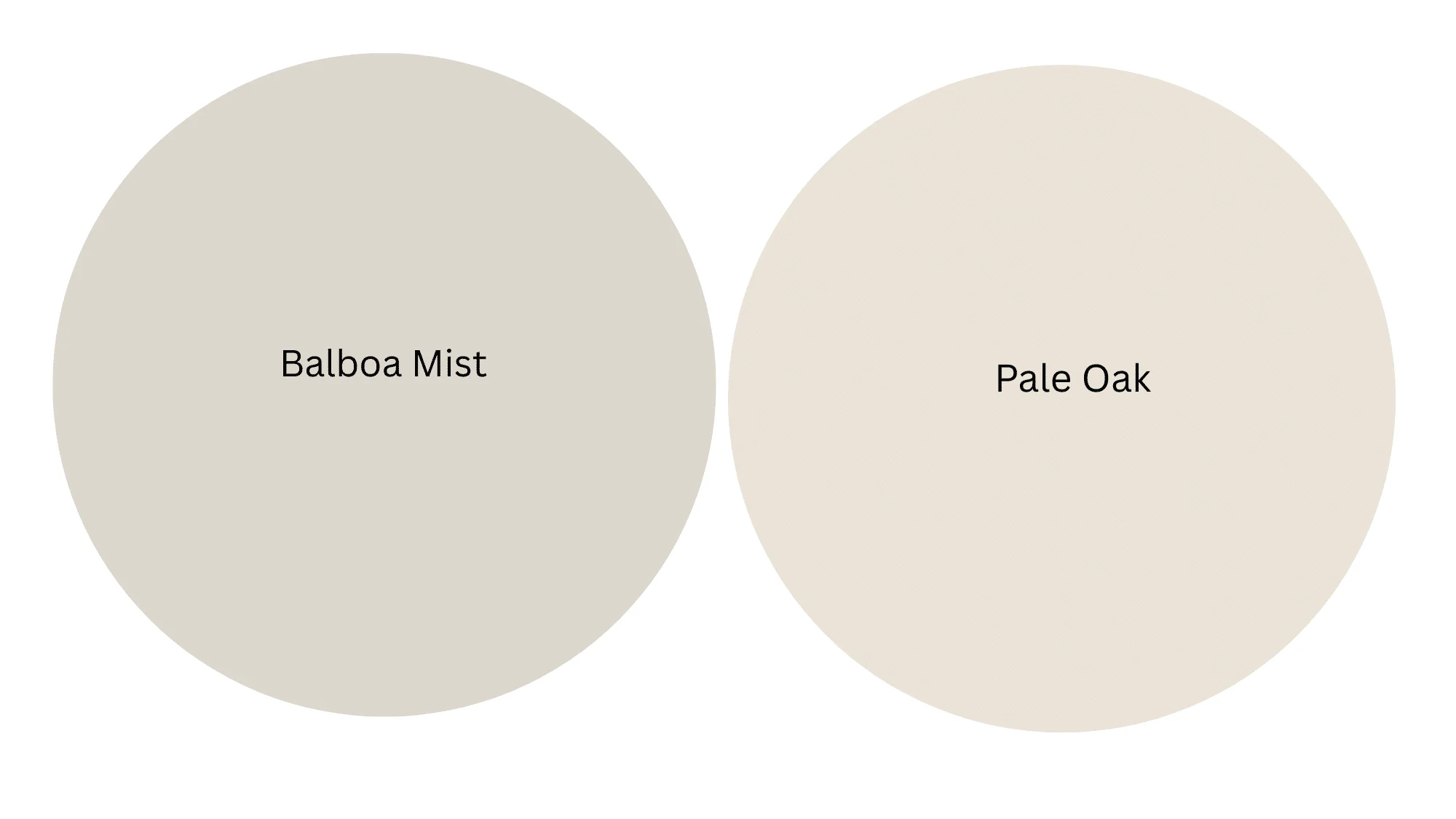 Understanding the Differences: balboa mist vs pale oak
