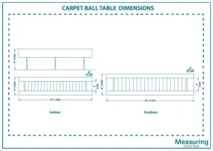Understanding the Standard Dimensions: how long is a carpet ball table