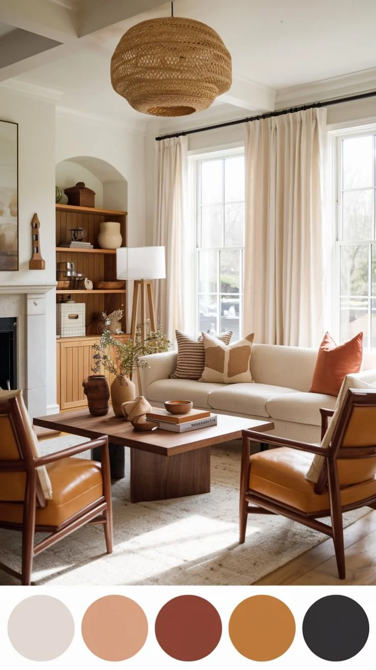 Warm Living Room Design Ideas: Color Palette Foundations