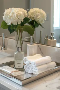 Why bathroom décor with ceramic décor trays works