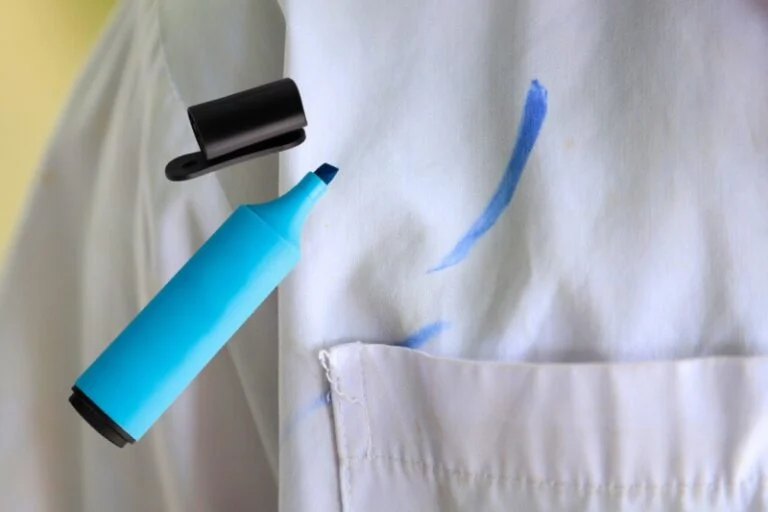 Why highlighter stains behave differently from other ink spills