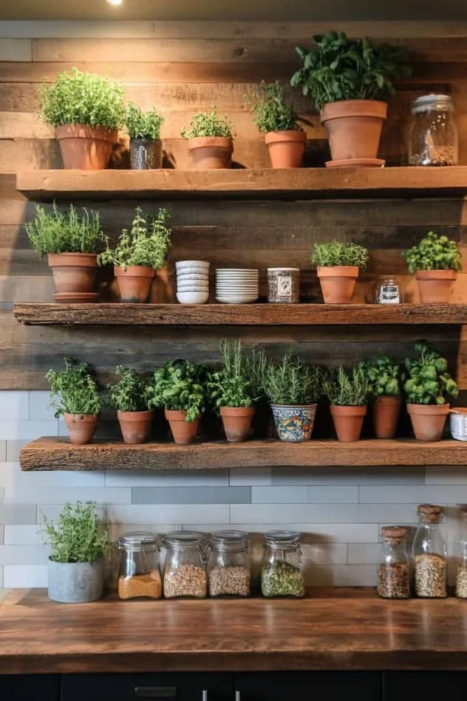 Why kitchen décor with wooden storage racks works for every style