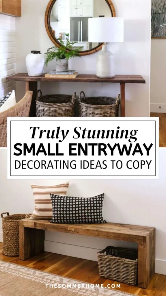 Why small baskets are the unsung heroes of entryway décor with small baskets