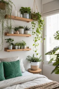 Why wall décor with floating plant shelves transforms any room