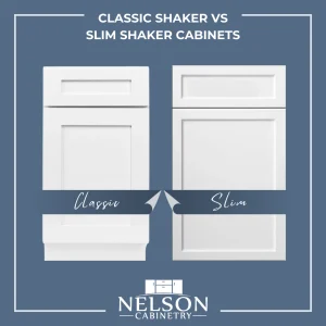 wide vs narrow shaker cabinets: visual impact and proportion