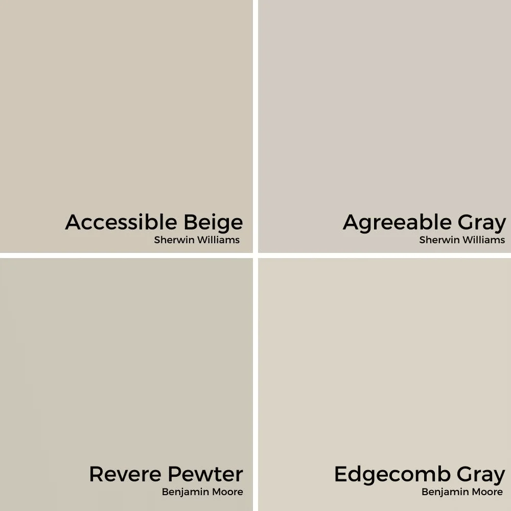 Worldly Gray vs Revere Pewter: Core Color Characteristics